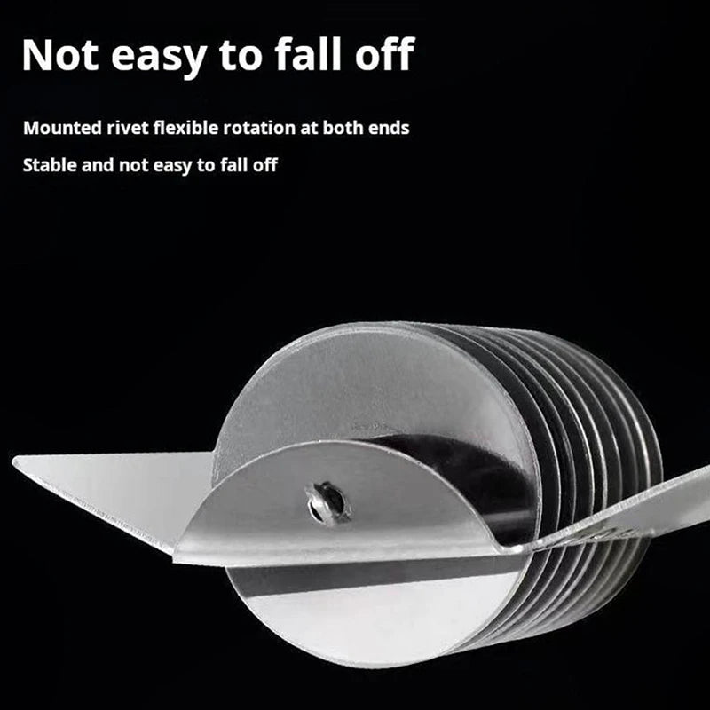Stainless Steel Noodle Cutter | Pasta, Ginger & Garlic Slicer Noodle Cutter QXL