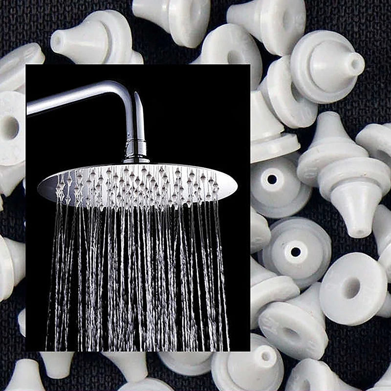 50-Pack Silicone Shower Head Nozzle Replacements | 4mm Fit Shower Nozzle Parts QXL