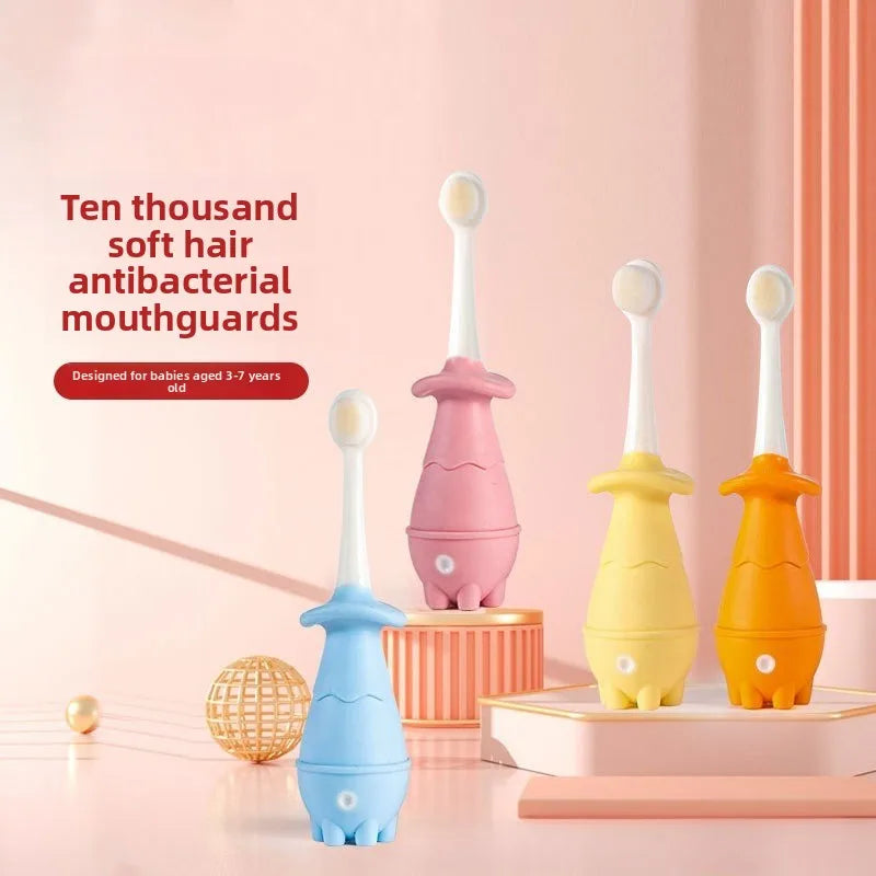 Kids Soft Bristle Toothbrush | Small Head, Ages 3–7 Kids Toothbrush QXL