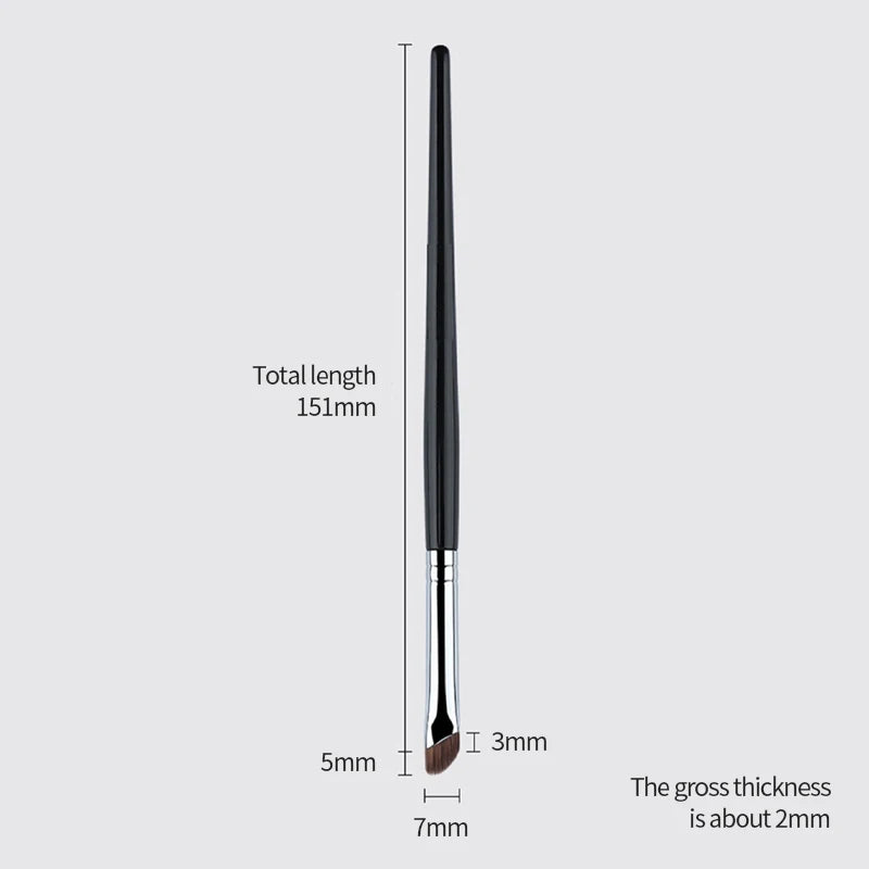 Sickle Eyeliner & Eyebrow Brush | Ultra-Thin Knife Edge Eyeliner Brush Set QXL