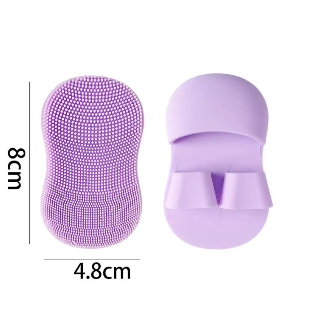 Silicone Mini Facial Cleansing Brush | Soft Face Scrubber Facial Cleansing Brush QXL
