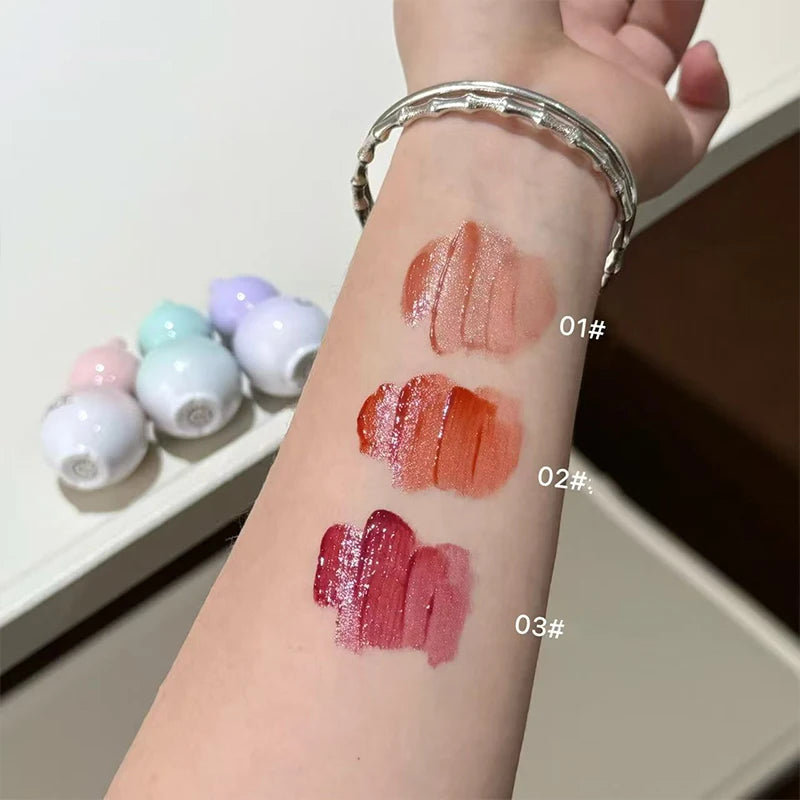 CACE Mini Gourd Hydrating Lip Gloss | Mirror Lip Glaze Tint Lip Gloss QXL