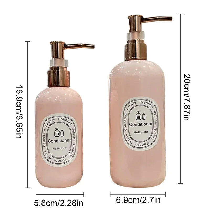 250/500ml Refillable Pump Soap Dispenser Bottle | Bathroom Pump Dispenser Bottle QXL