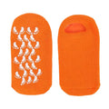 Silicone Moisturizing Socks & Gloves Set | Foot & Hand Care Moisturizing Foot Socks QXL Orange