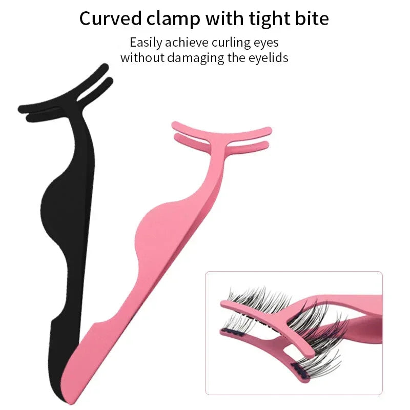 False Eyelash Applicator Tweezer & Auxiliary Curler Tool Eyelash Applicator Tool QXL
