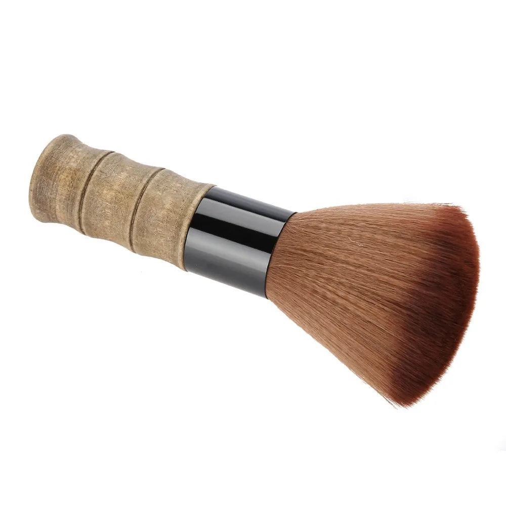 Professional Neck Duster Brush | Wooden Handle Hair Salon Neck Duster Brush QXL