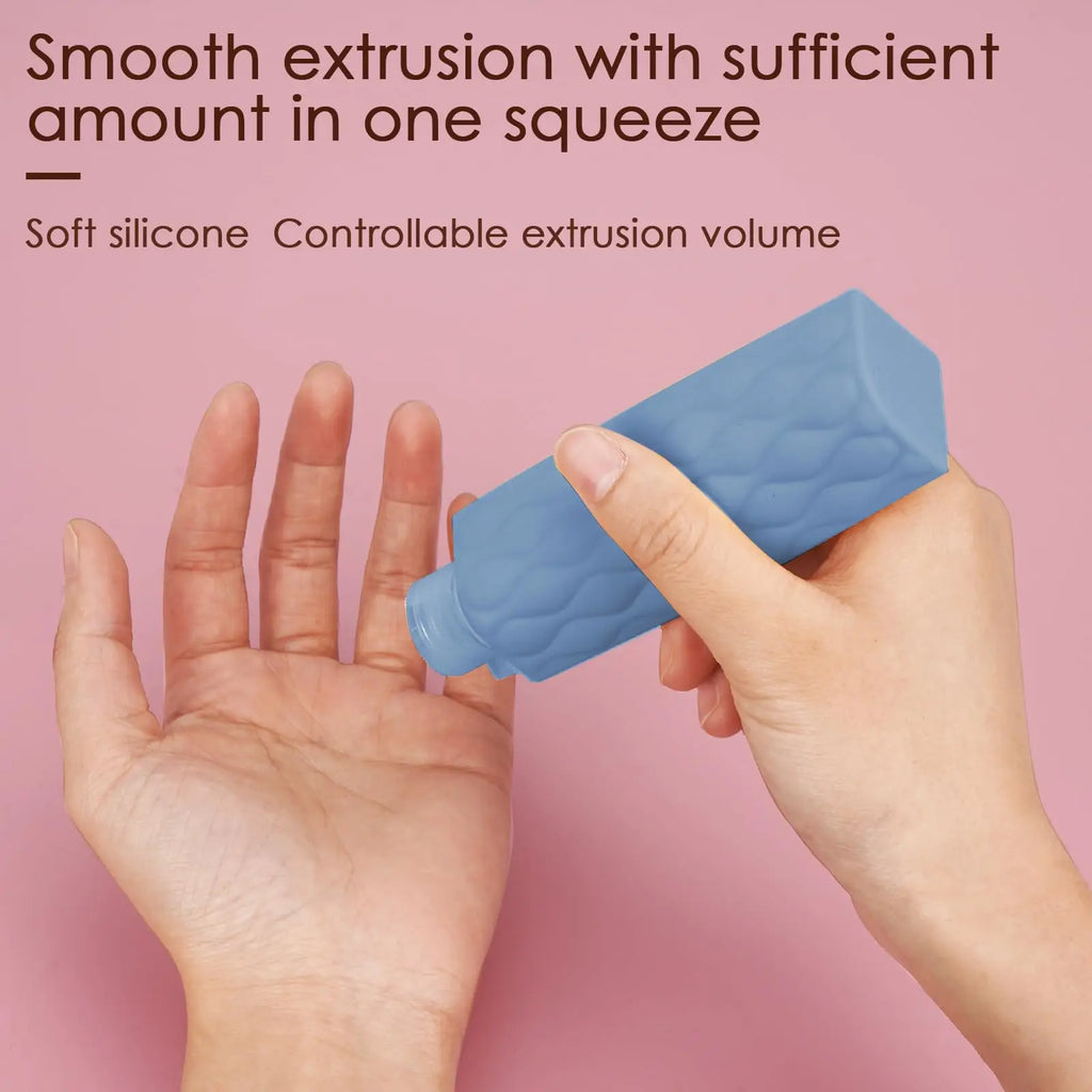 4-in-1 TSA Approved Silicone Travel Bottles for Toiletries Travel Bottle Set QXL