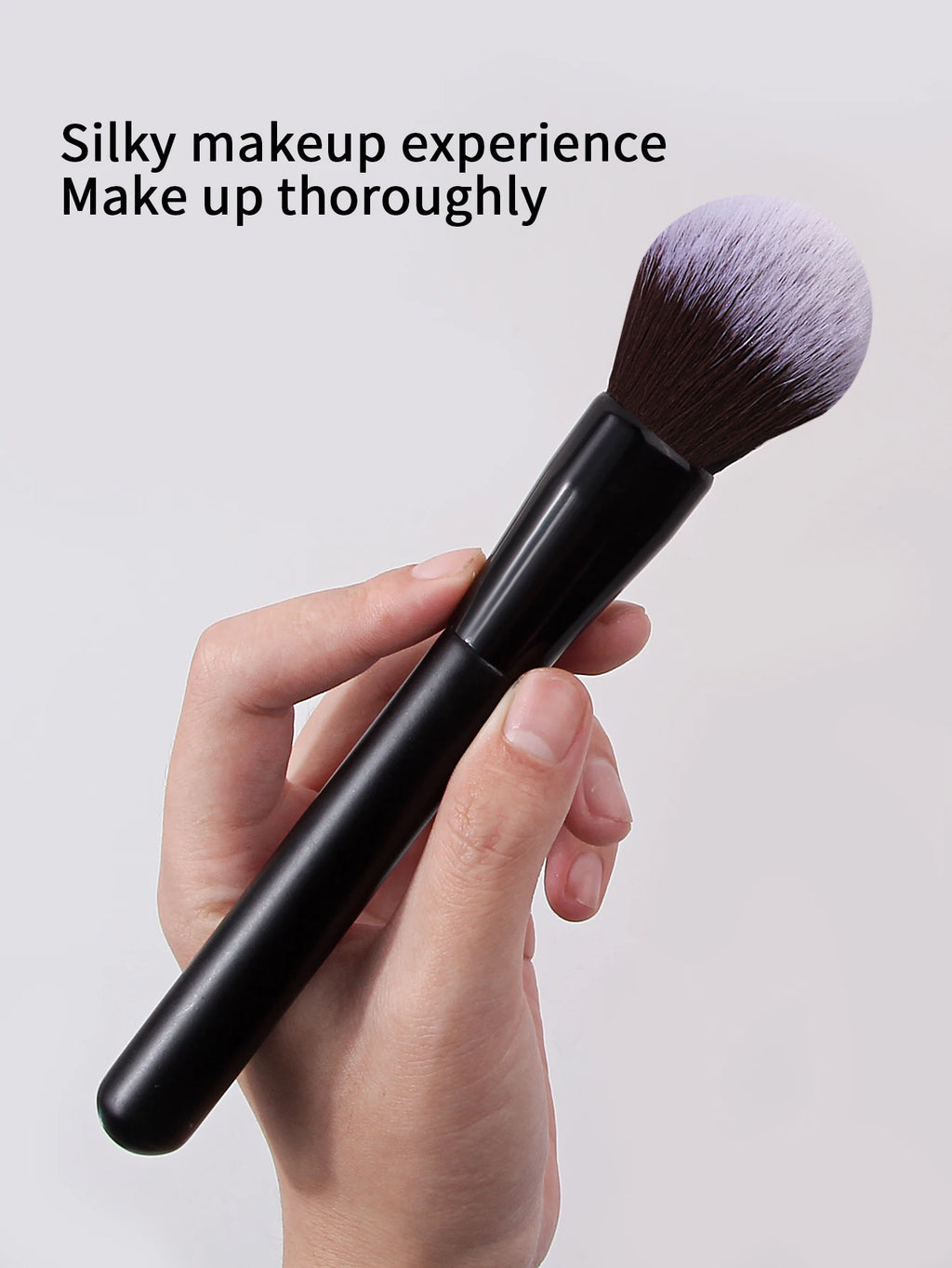 Wooden Handle Soft Powder & Blush Makeup Brush | Multi-Use Makeup Brush QXL