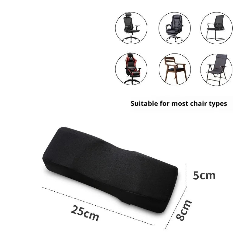 Memory Foam Armrest Covers for Office & Gaming Chairs Chair Armrest Pad QXL