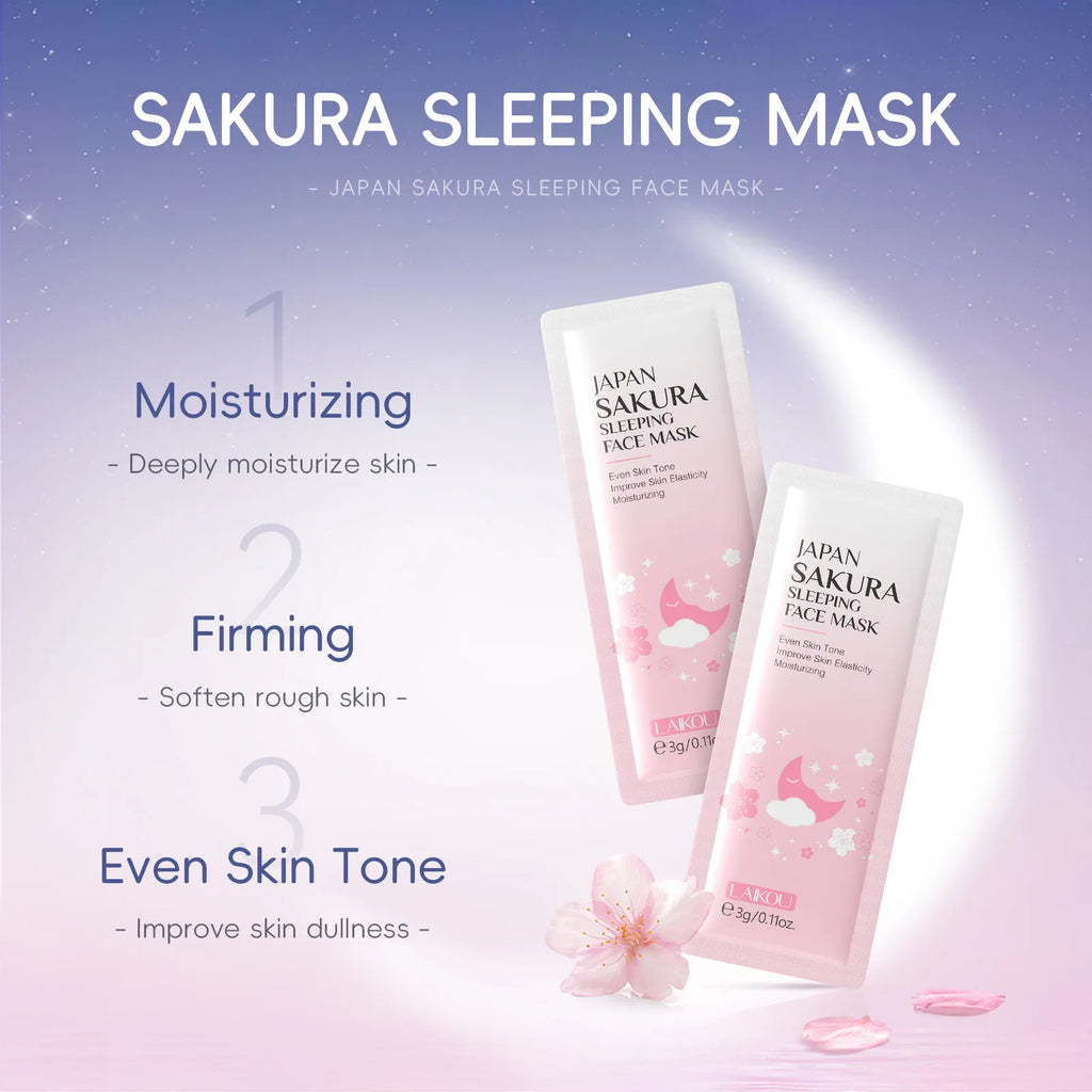 LAIKOU 5-Pack Overnight Sleeping Face Masks | Hydrating Skin Care Sleeping Face Mask QXL