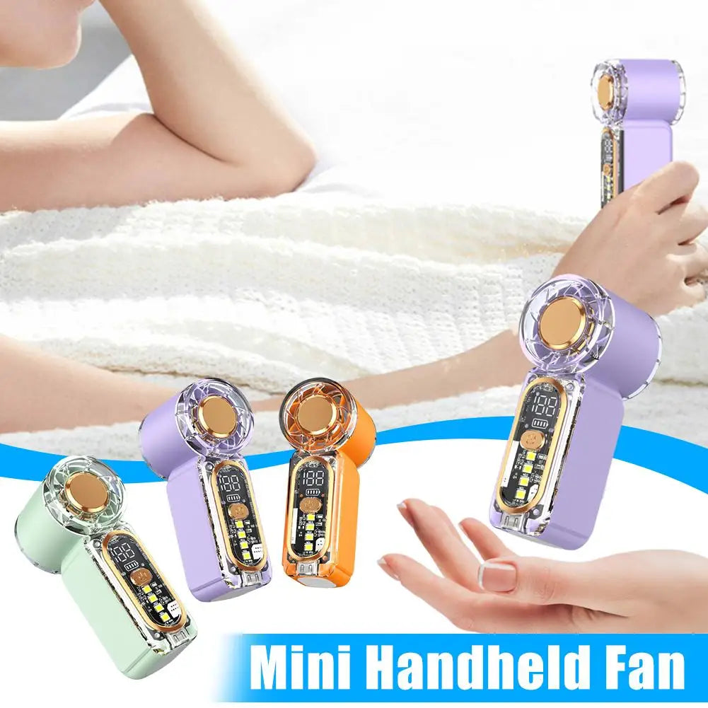 Mini Turbo Handheld Fan 22000 RPM | 100 Speeds USB-C Portable Handheld Fan QXL