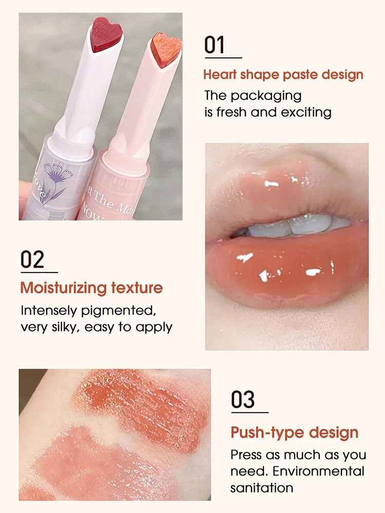Moisturizing Glitter Jelly Lipstick Pen | Mirror Shine Lip Glitter Jelly Lipstick QXL