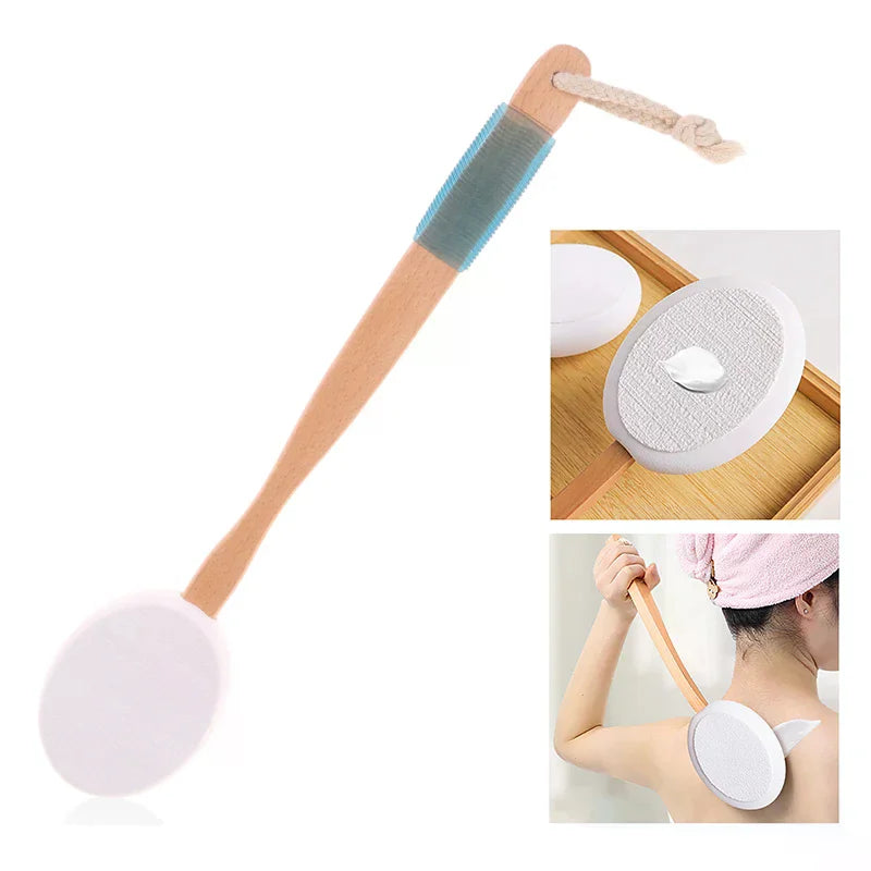 Long Handle Back Lotion & Sunscreen Applicator – EVA Pad Back Lotion Applicator QXL
