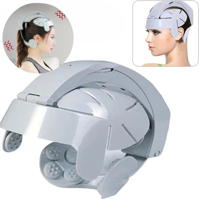 Electric Wearable Head & Scalp Massager | 8-Level Vibration Head Scalp Massager QXL
