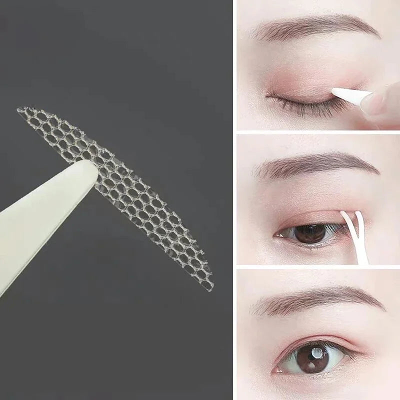 Invisible Double Eyelid Tape Strips – Natural Eye Lift Eyelid Tape Strips QXL