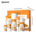 QUIYUM Turmeric Vitamin C 5-Piece Facial Skincare Set Facial Skincare Set QXL 01