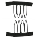 10-Pack Stainless Steel Wig Snap Clips | Hair Extension Combs Wig Extension Clips QXL 10pcs 2.3cm 4 teeth