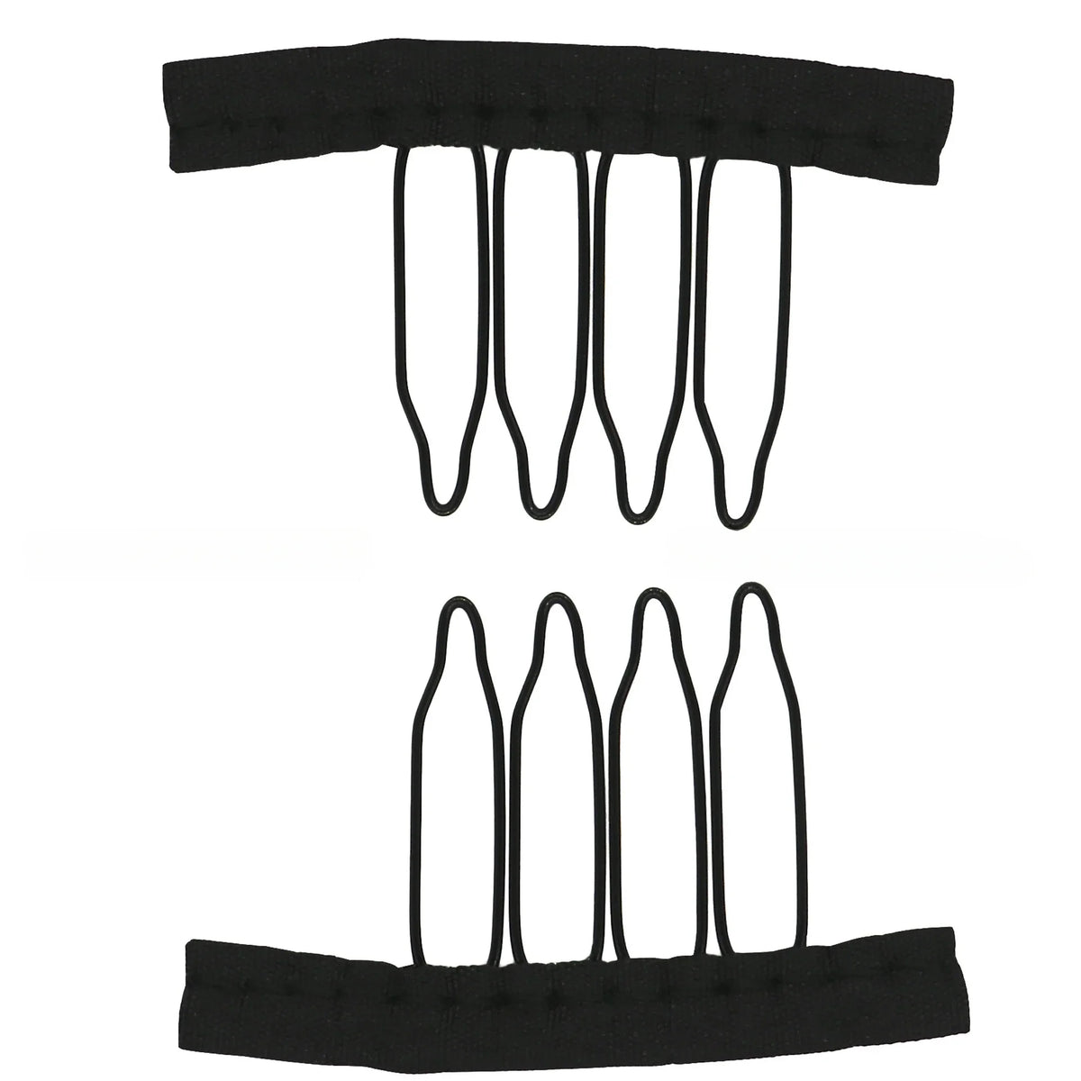 10-Pack Stainless Steel Wig Snap Clips | Hair Extension Combs Wig Extension Clips QXL 10pcs 2.3cm 4 teeth