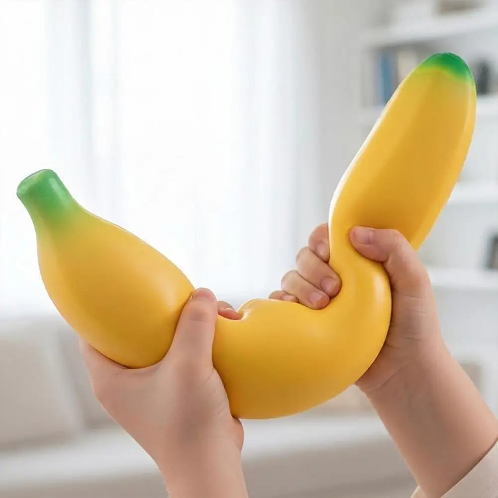 Oversized Banana Squishy Fidget Toy | Giant Slow Rebound 45cm Squishy Fidget Toy QXL