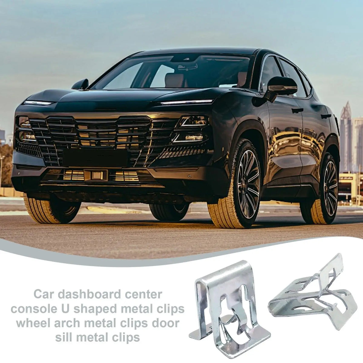 10-Pack Car Dashboard Trim Clips | Metal Retainer Fasteners Auto Trim Fasteners QXL