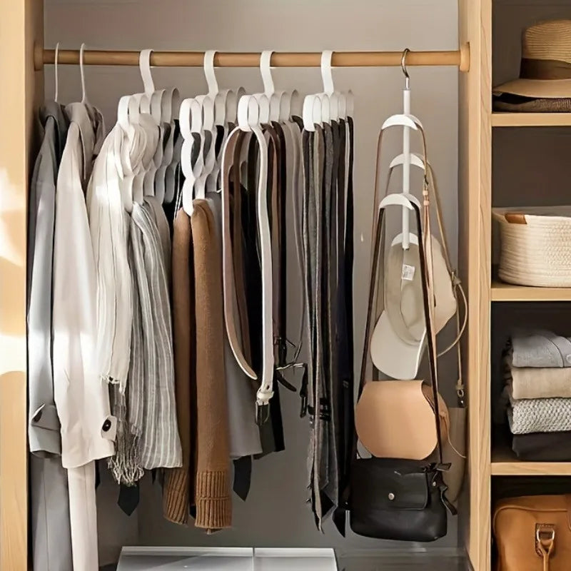 Rotatable Bag Hook Hanger | Wardrobe & Table Storage Rack Rotatable Storage Hook QXL