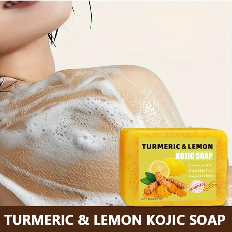 2-Pack Turmeric & Citric Acid Moisturizing Body Soap | All Skin Moisturizing Body Soap QXL