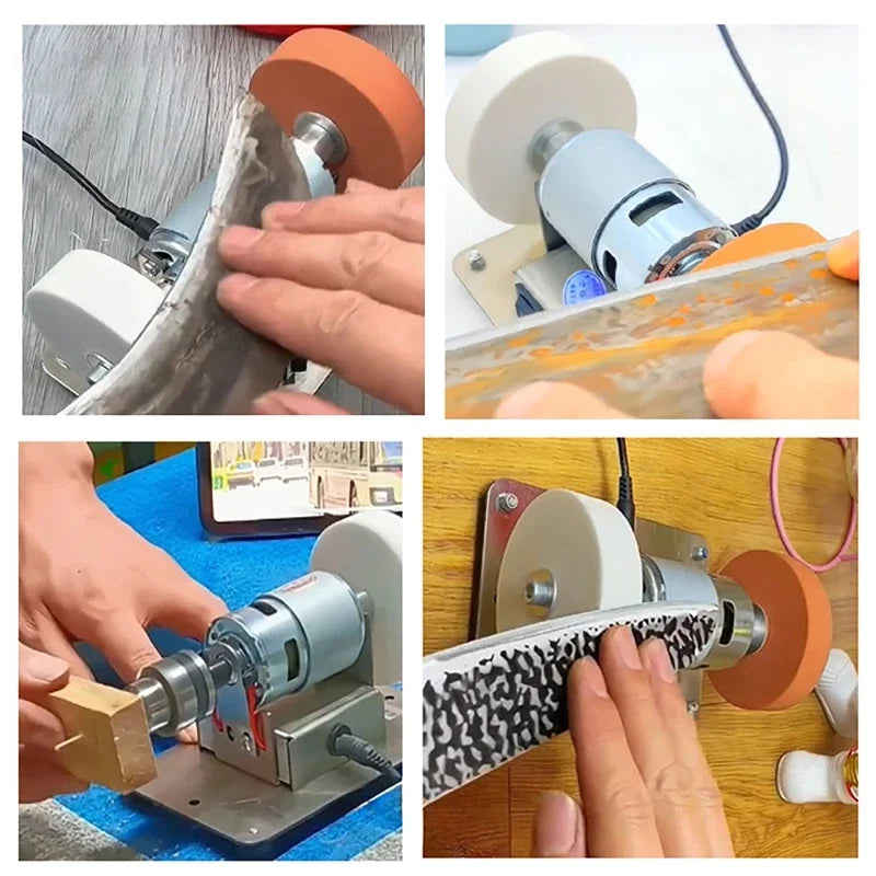 100W Desktop Double Grinding Wheel Machine | Coarse & Fine Bench Grinder QXL