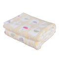 Soft Coral Fleece Pet Blanket for Dogs & Cats | 3 Sizes Pet Blanket QXL Yellow M