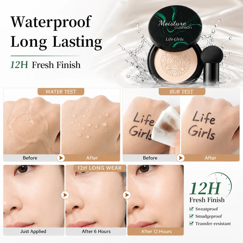 Life Girls Moisture Cushion BB Cream Foundation | 3 Shades Cushion Foundation QXL