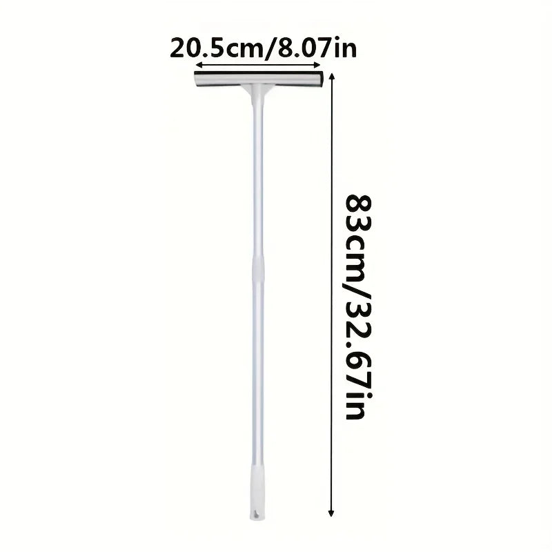 2-in-1 Retractable Window Squeegee & Brush Cleaning Tool Window Squeegee Tool QXL
