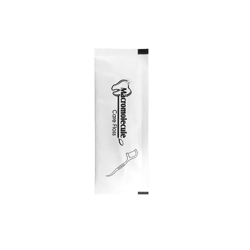 300-Pack Disposable Dental Floss Picks | Individually Wrapped Dental Floss Picks QXL