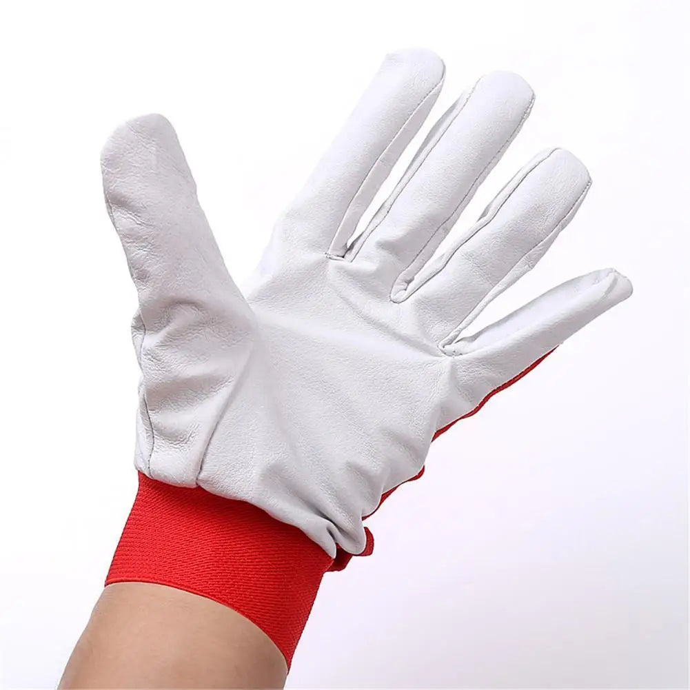 Goatskin Leather TIG MIG Welding & Mechanic Work Gloves Leather Work Gloves QXL
