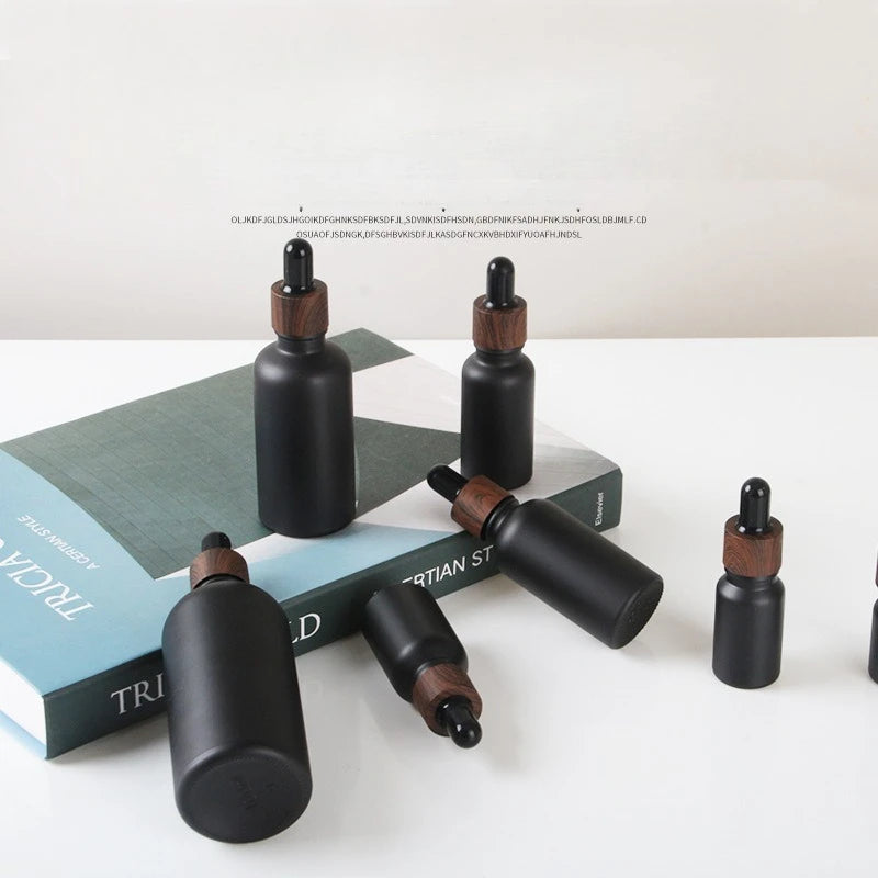 30ml UV-Resistant Black Glass Essential Oil Dropper Bottle Glass Dropper Bottle QXL