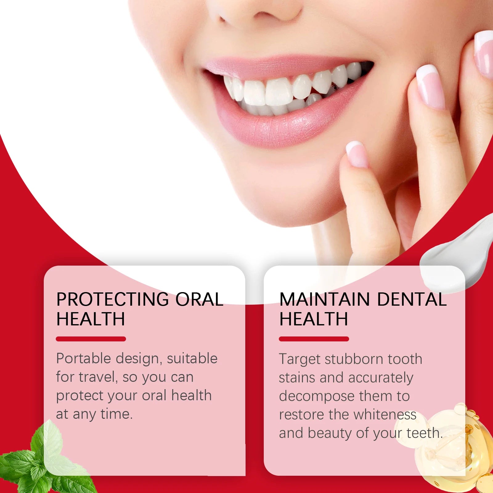 Probiotic Whitening Toothpaste | Deep Clean, Fresh Breath & Enamel Probiotic Toothpaste QXL