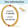 23 Gauge Half Round Bare Copper Wire 0.6mm – 20 Ft Crafts Craft Beading Wire QXL AECH04-02893