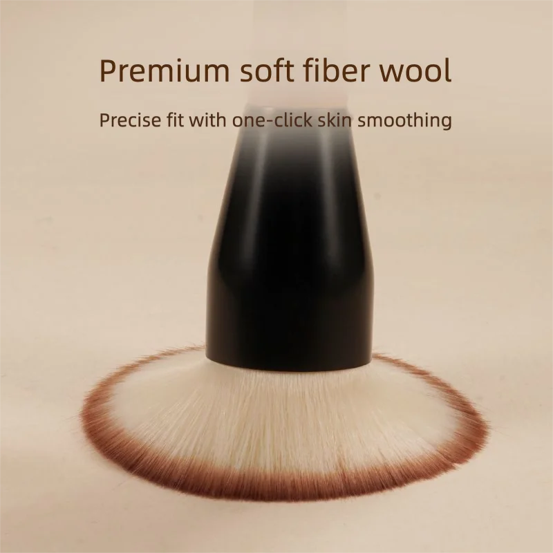 Fluffy Flat-Head Loose Powder Setting Brush | Soft Synthetic Powder Setting Brush QXL