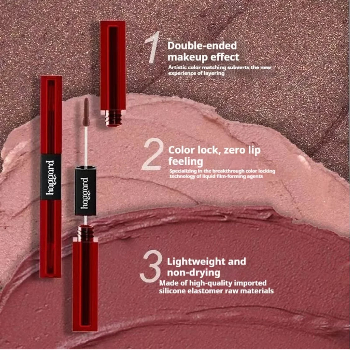 Matte Moisturizing Lip Glaze | Long-Wear Contour Lipstick Matte Lip Glaze QXL