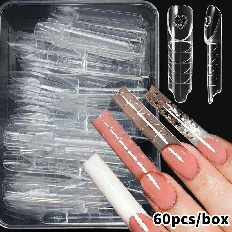 3D Relief Silicone Nail Dual Forms 60/75/150Pc | DIY Nail Art Nail Art Forms QXL A1