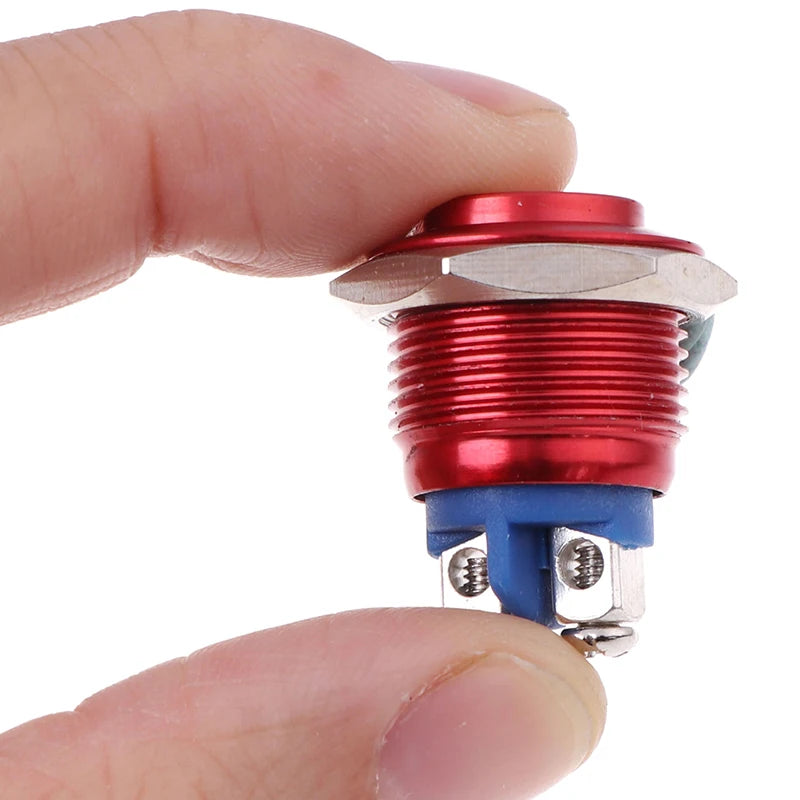 16mm Waterproof Momentary Push Button Switch IP65 | Alloy Push Button Switch QXL