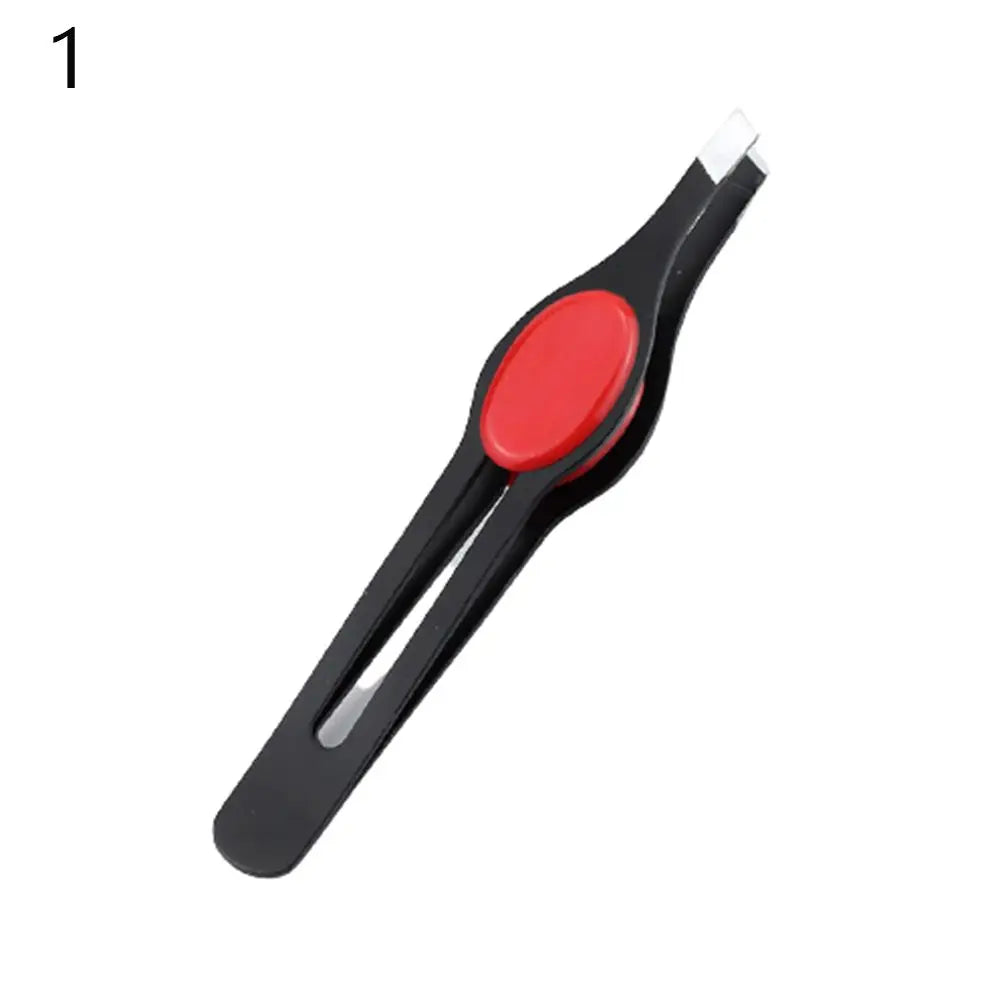 Slanted Eyebrow Tweezer – Stainless Steel Hair Removal Tool Eyebrow Tweezer QXL 1
