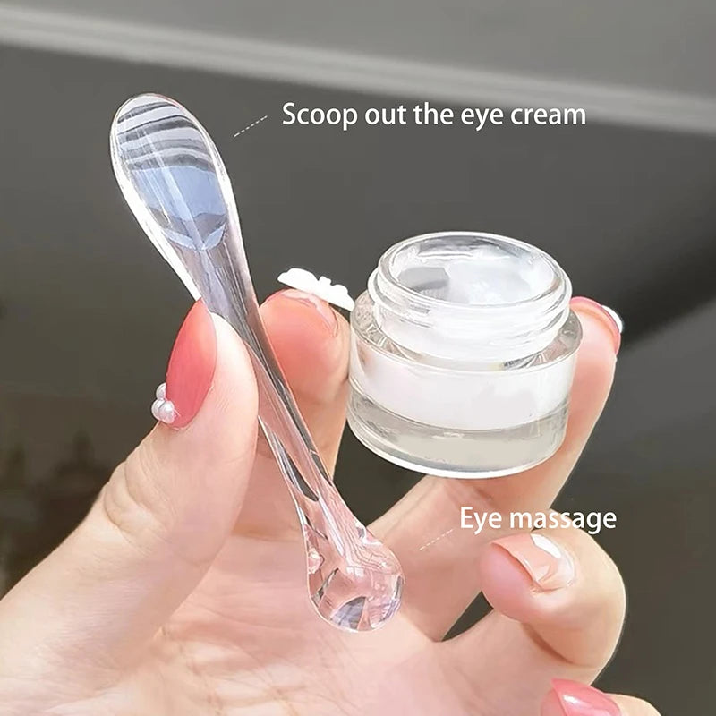 Eye Cream Applicator Spoon Roller & Spatula Set – 5 or 10 Pcs Skincare Applicator Tool QXL
