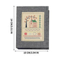 Embroidery Stitches Book Kit | Hoop, Threads & Needle Tools Embroidery Craft Kit QXL 1pcs