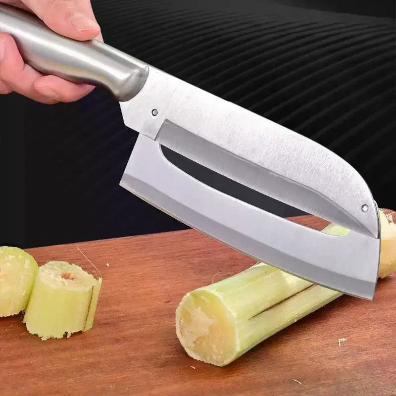 Eelhoe 2-in-1 Stainless Steel Flat Edge Peeler | Kitchen Tool Vegetable Peeler QXL
