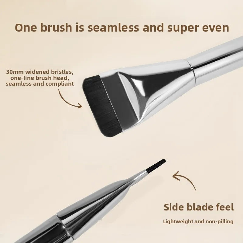 Foundation Brush, Mixing Palette & Spatula Makeup Set Makeup Brush Set QXL
