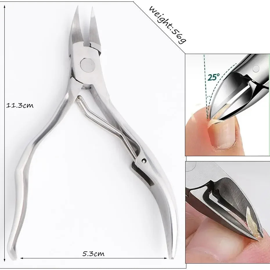 Stainless Steel Cuticle Nipper Eagle Beak Nail Clipper Cuticle Nipper QXL
