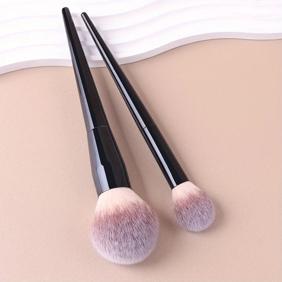 2-Piece Makeup Brush Set | Foundation, Blush & Powder Makeup Brush Set QXL