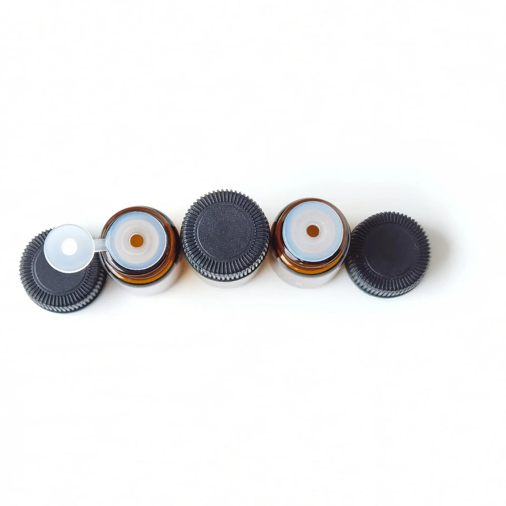 2ml Amber Glass Essential Oil Vials | 10/20/50-Pack Mini Bottles Essential Oil Vials QXL