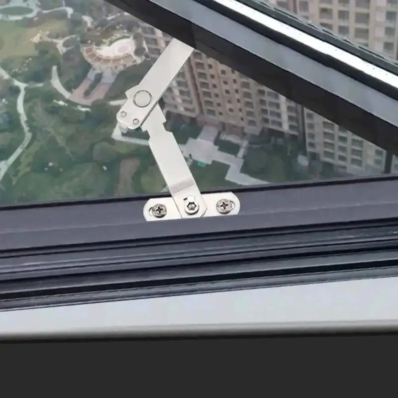 2-Pack Stainless Steel Window Limiter & Wind Brace Hook Window Safety Limiter QXL