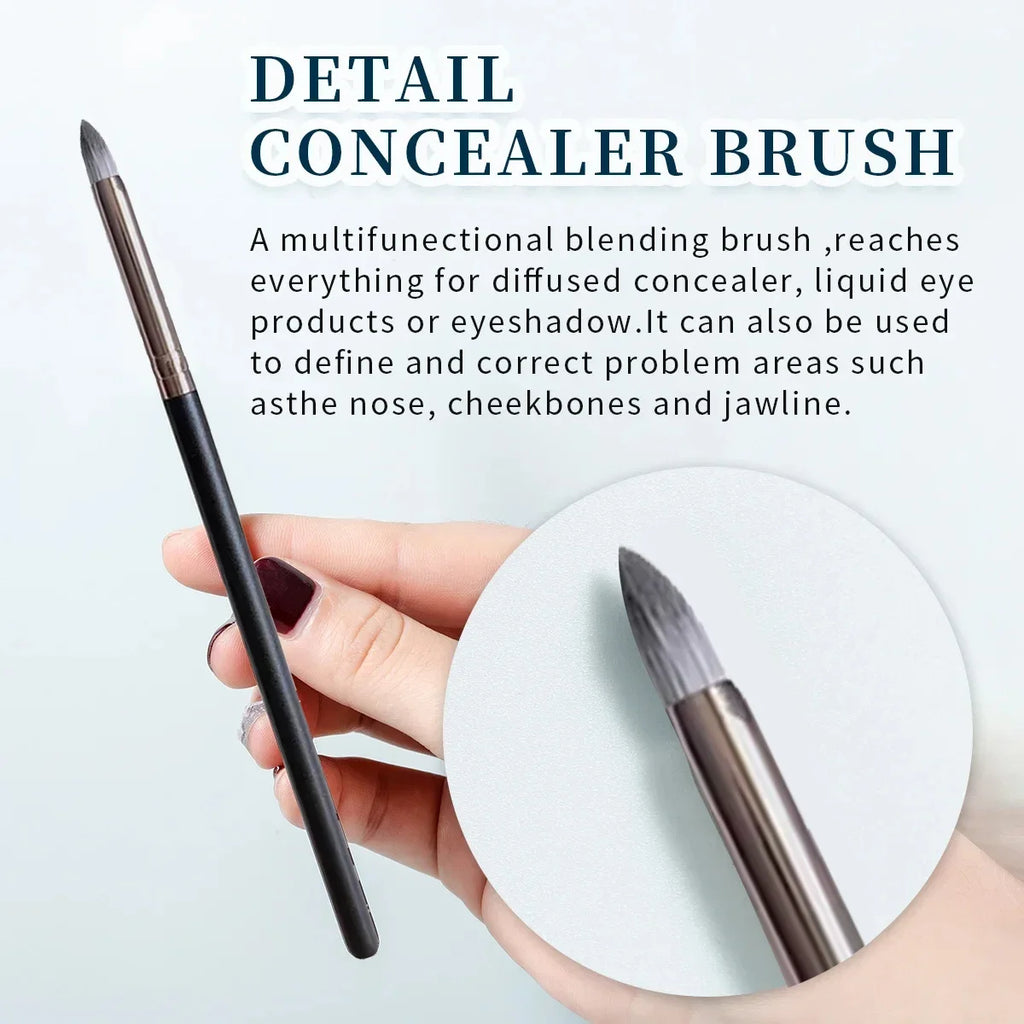 Tapered Eyeshadow Brush | Synthetic Crease & Liner Brush Eyeshadow Brush QXL 1pc