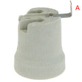 E27 Ceramic Screw Base Socket | High-Temp Bulb Holder Ceramic Lamp Socket QXL A